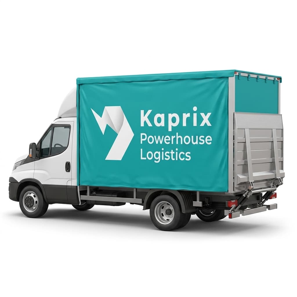 Luton Curtain courier vehicle